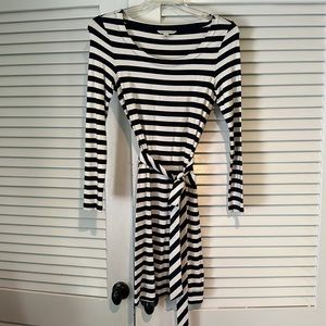 Banana Republic Navy Striped Dress